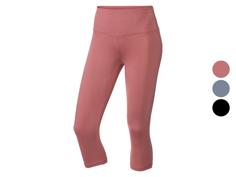 CRIVIT Damen Funktionscapri mit integrierter Schlüsseltasche