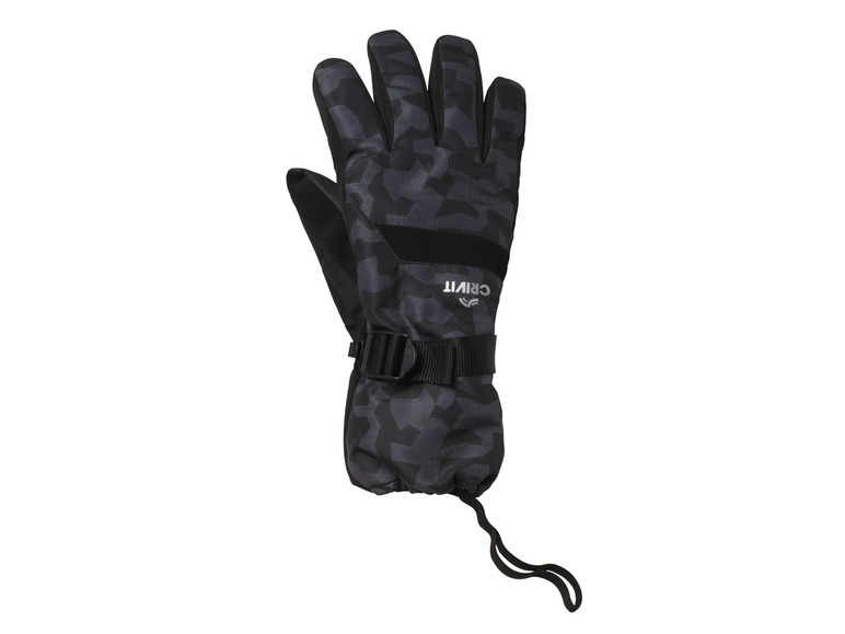 CRIVIT Herren Skihandschuhe mit Sicherheitsschlaufe