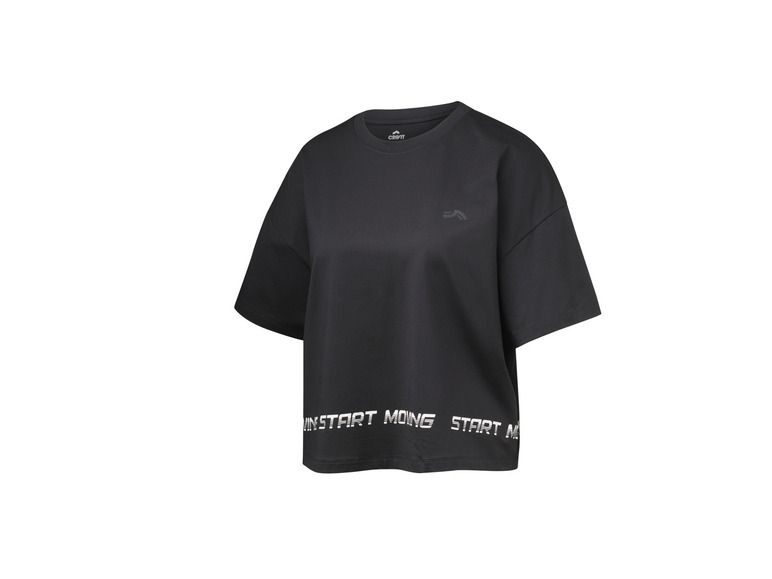 CRIVIT Damen Funktionsshirt, aus recyceltem Material