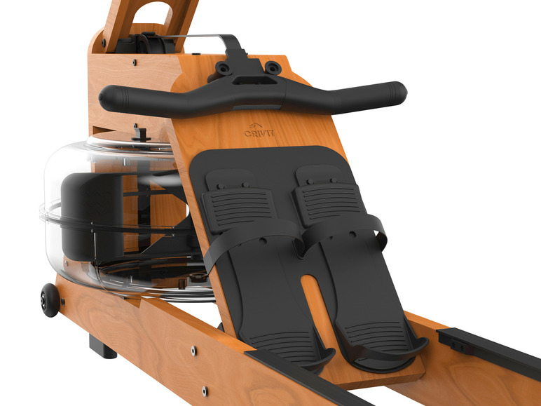 CRIVIT Wasser-Rudergerät, Eiche, Connected Training