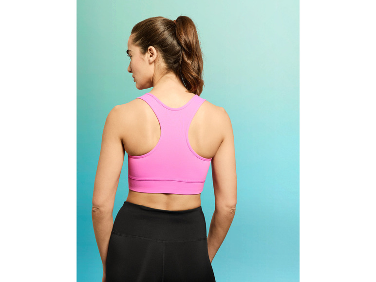 CRIVIT Damen Sportbustier, Medium-Level, mit dynamischer Kühltechnologie