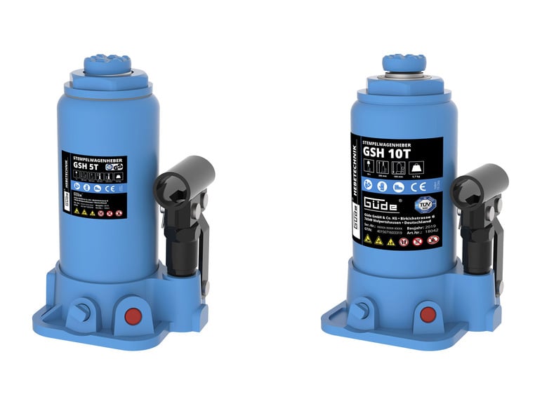 Güde Stempelwagenheber »GSH«, mit 3-teiligem Pumphebel