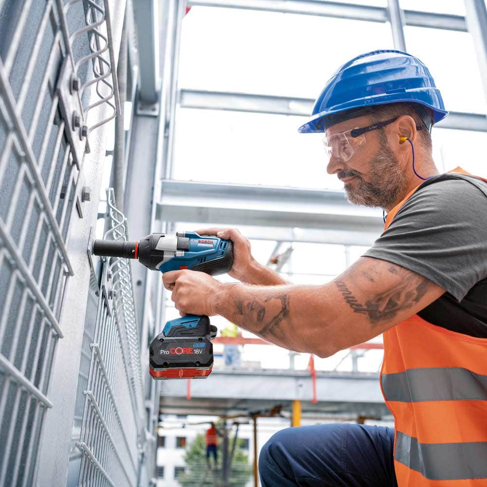 BOSCH 18V Brushless 1/2inch Impact Wrench Skin GDS 18V-1000 0.601.9J8.000