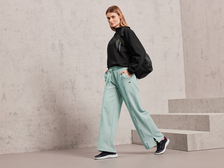 CRIVIT by Jette Sport Damen Sweathose, angeraute Innenseite