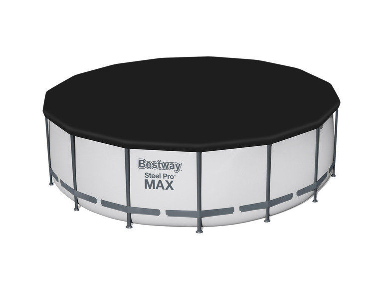 Bestway Steel Pro MAX™ Frame Pool Komplett-Set mit Filterpumpe Ø 457 x 122 cm