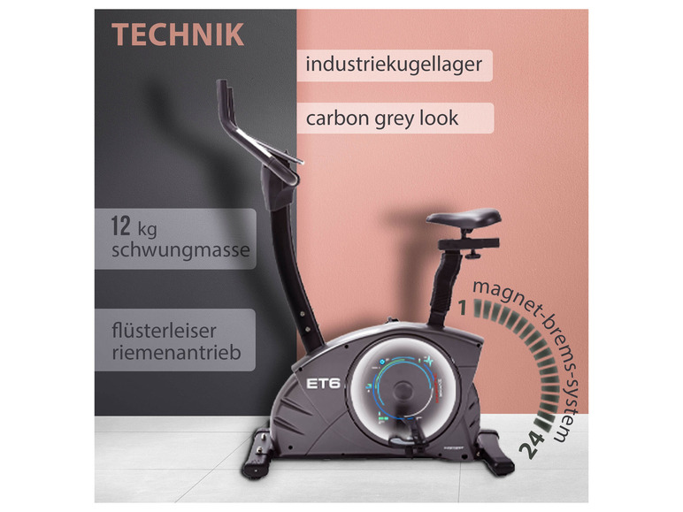 Christopeit Ergometer »ET« 6 inkl. Pulsmessgurt