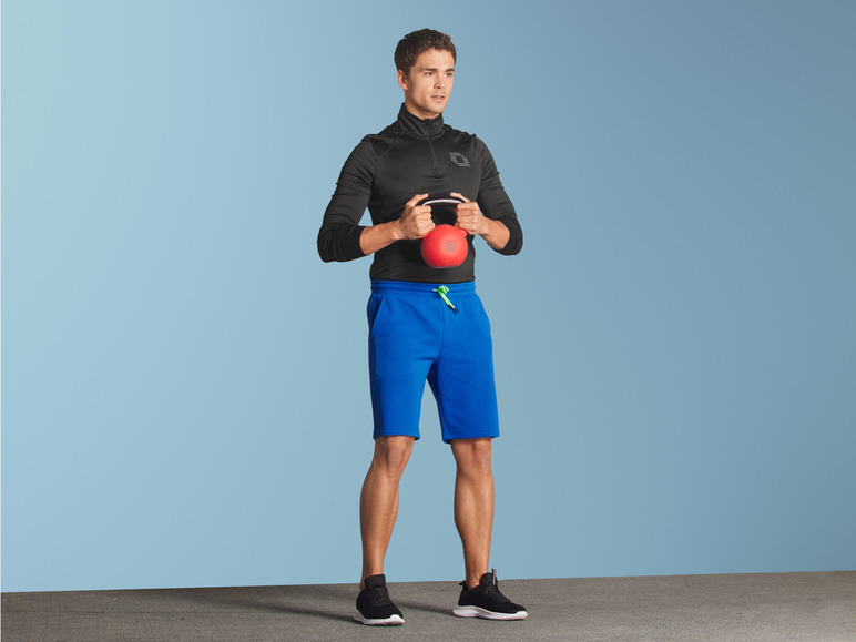 CRIVIT Herren Sweatshorts mit HeiQ Mint Technologie