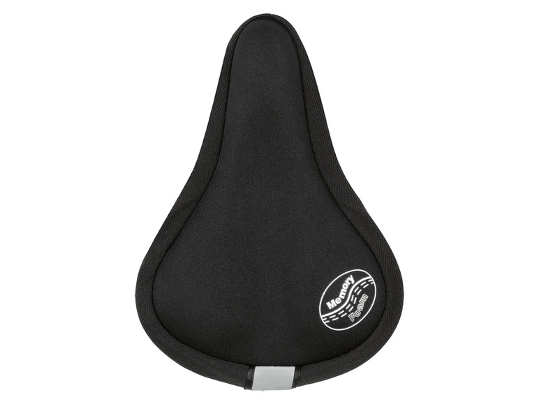 CRIVIT Memory-Foam-Sattelbezug, mit Anti-Rutsch-Unterseite