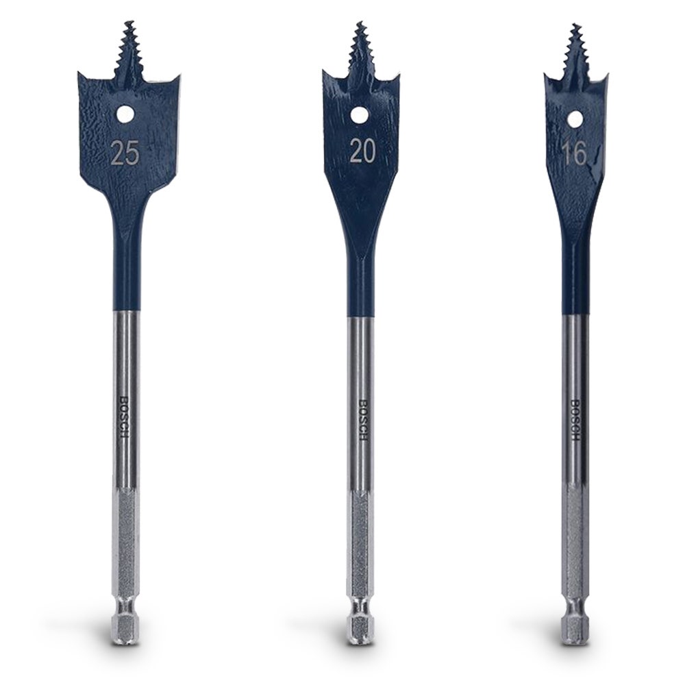 BOSCH 16-25mm Spade Bit Set - DAREDEVIL XTREME - 3 Piece