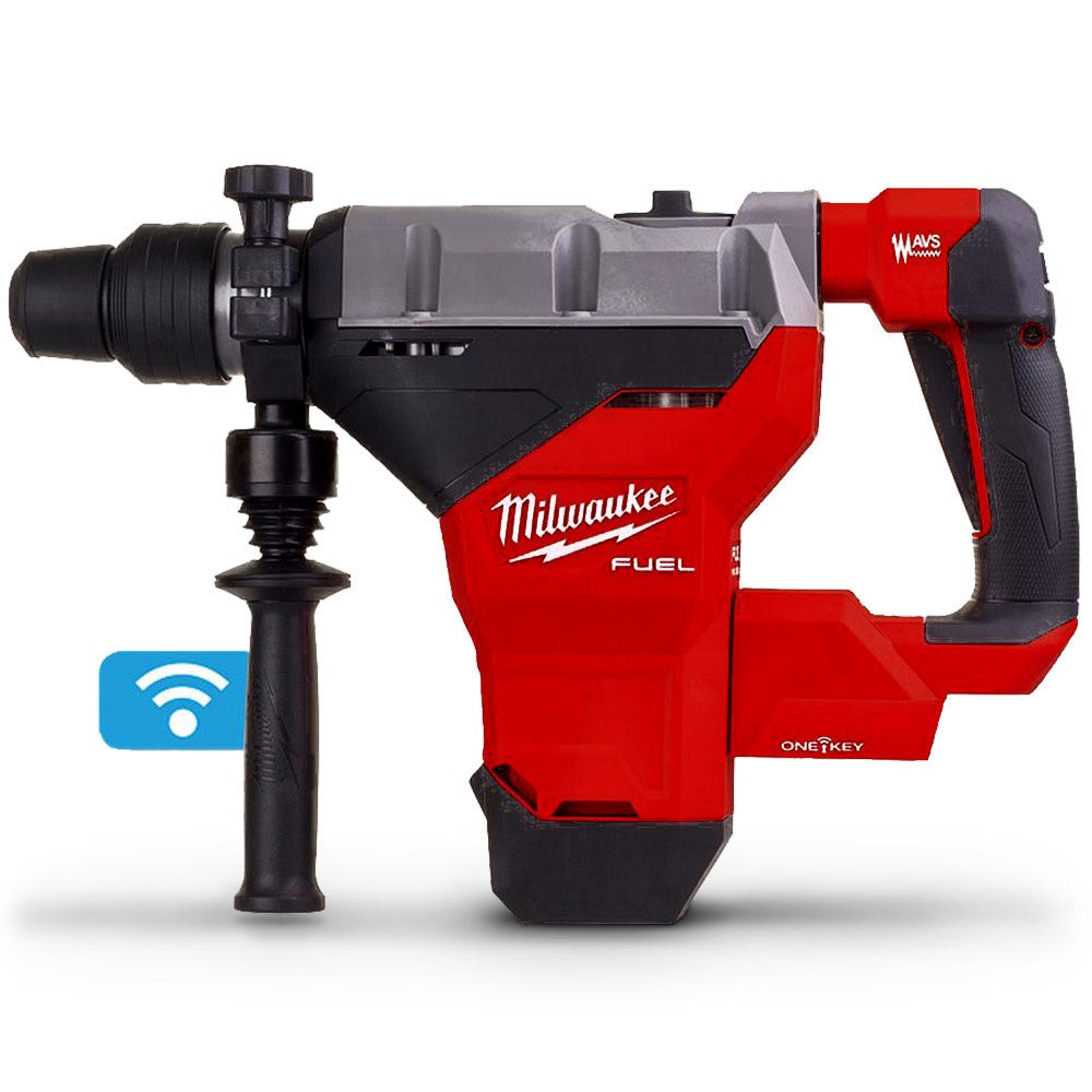MILWAUKEE 18V FUEL™ 2 x 12.0Ah 44mm SDS Max Rotary Hammer Kit M18FHM-122C