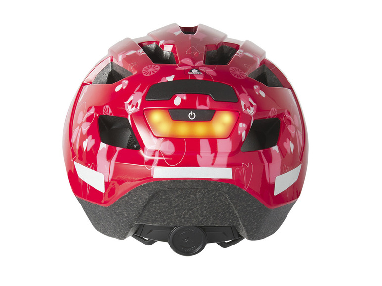 CRIVIT Kinder-Fahrradhelm, mit abnehmbarem Rücklicht