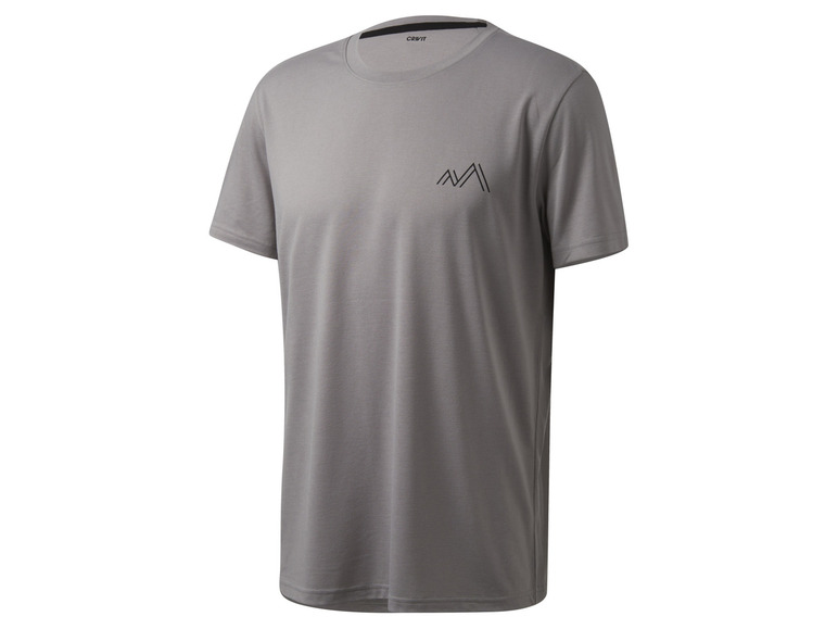 CRIVIT Herren Funktionsshirts, 2 Stück, mit Rundhalsausschnitt
