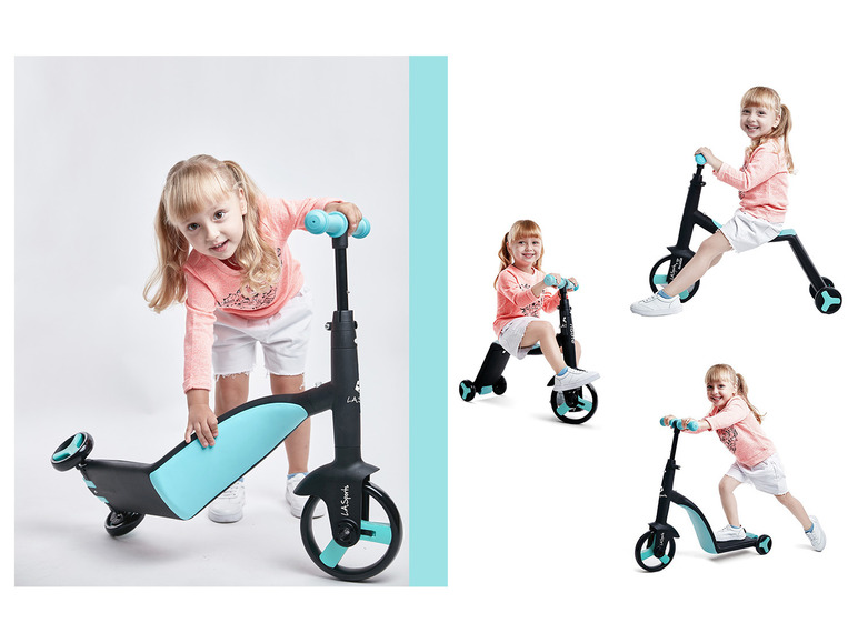 L.A. Sports 3 in 1 Kid Trike blau