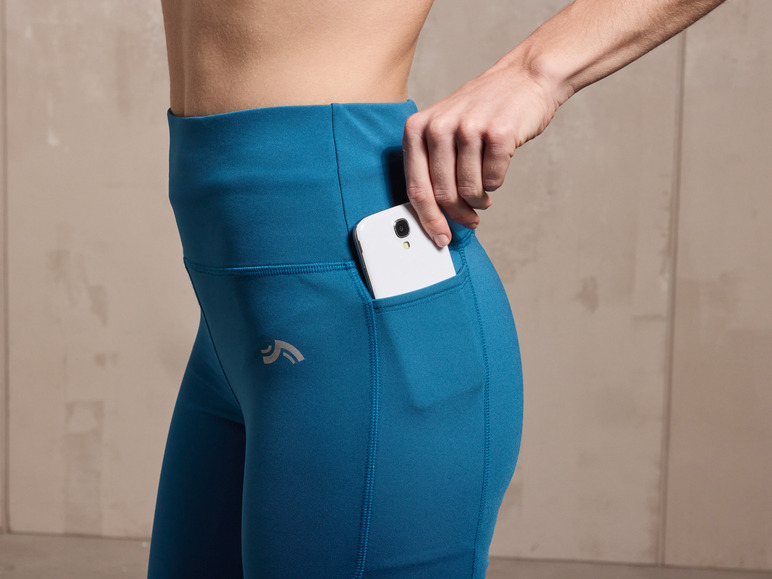 CRIVIT Damen Funktionstights mit Handy-Tasche
