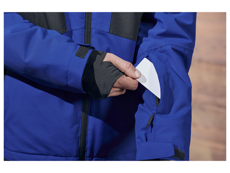 CRIVIT Herren Skijacke mit verstellbarem Schneefang