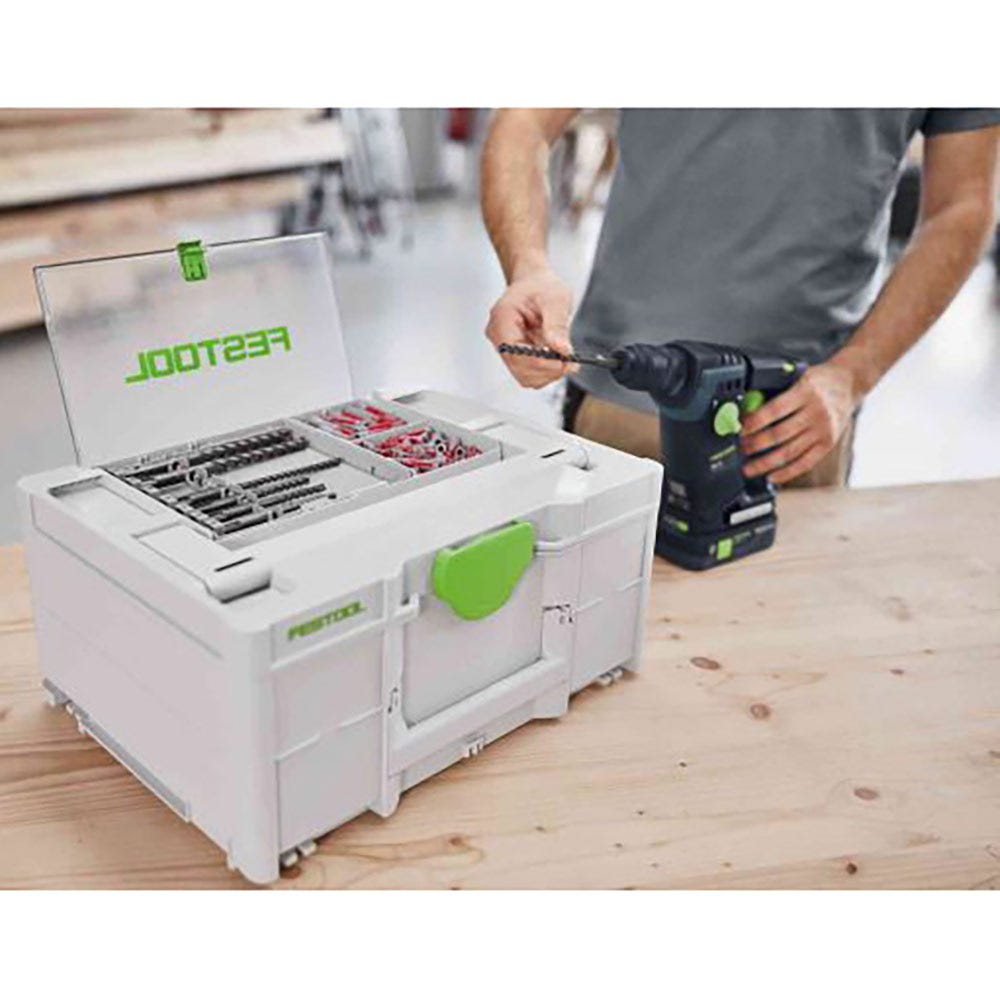 FESTOOL SDS Plus Hammer Drill Bit SYS Case Set for Systainer3 577398