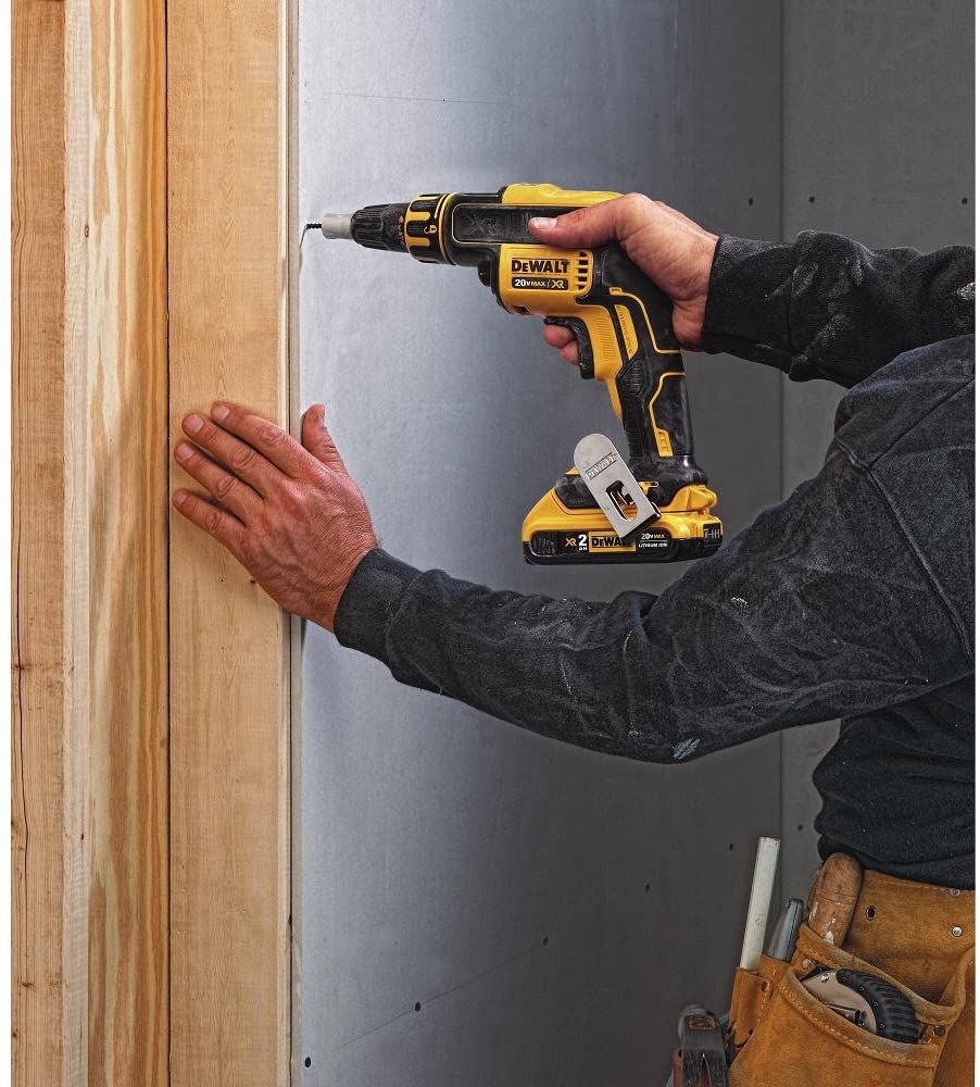 DEWALT 20V MAX XR DRYWALL SCREW GUN & IMPACT DRIVER KIT, 2.0-AMP HOUR (DCK267D2)