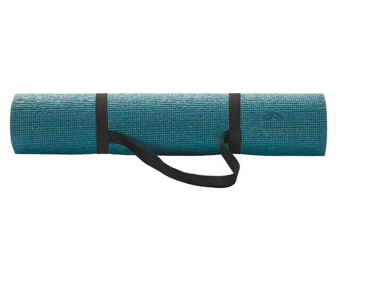 CRIVIT Fitness- und Yogamatte, 183 x 61 cm, mit Tragegurt