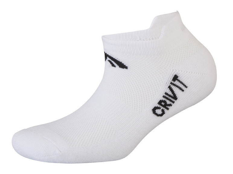 CRIVIT Damen Sport-Sneakersocken, 3 Paar, hoher Baumwollanteil
