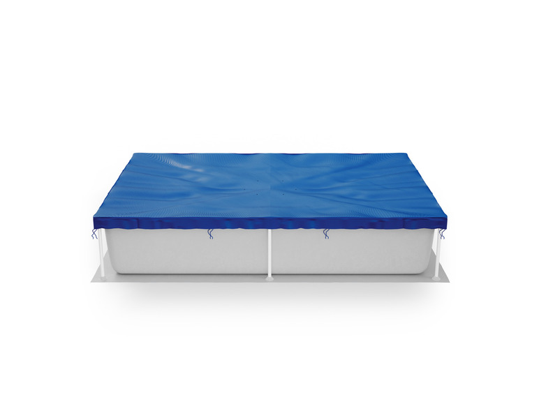 LIVARNO home Pool-Abdeckplane, eckig / rund, 300 x 207 cm / Ø 366 cm