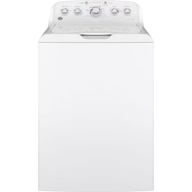 GE 4.5-cu ft High Efficiency Agitator Top-Load Washer (White)