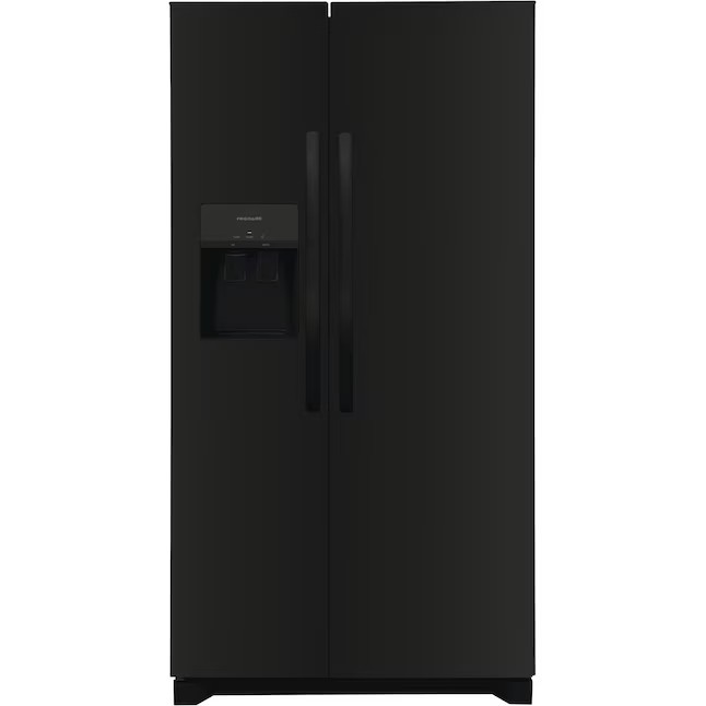 Frigidaire 25.6-cu ft Side-by-Side Refrigerator with Ice Maker (Fingerprint Resistant Stainless Steel) ENERGY STAR