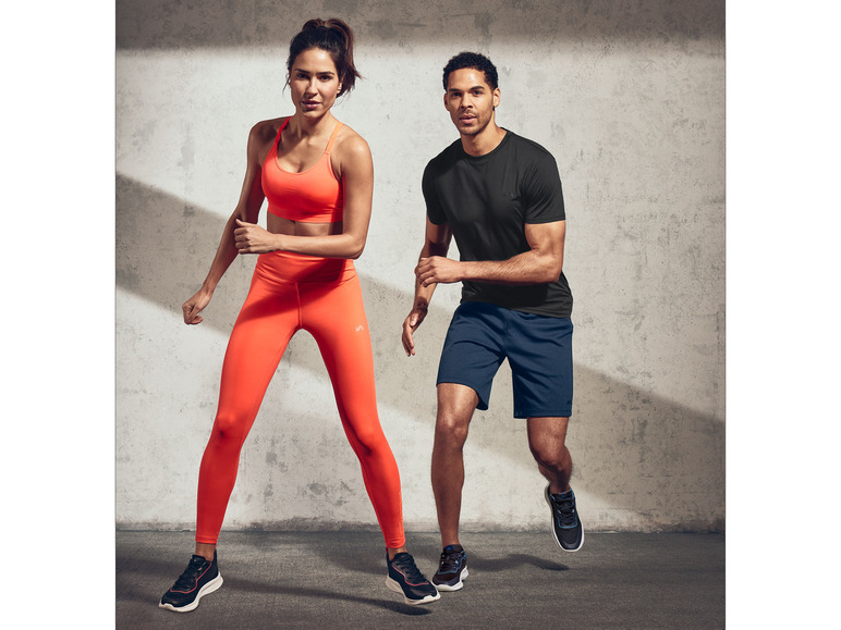 CRIVIT Herren Sweatshorts Double Knit, mit HeiQ Mint Technologie