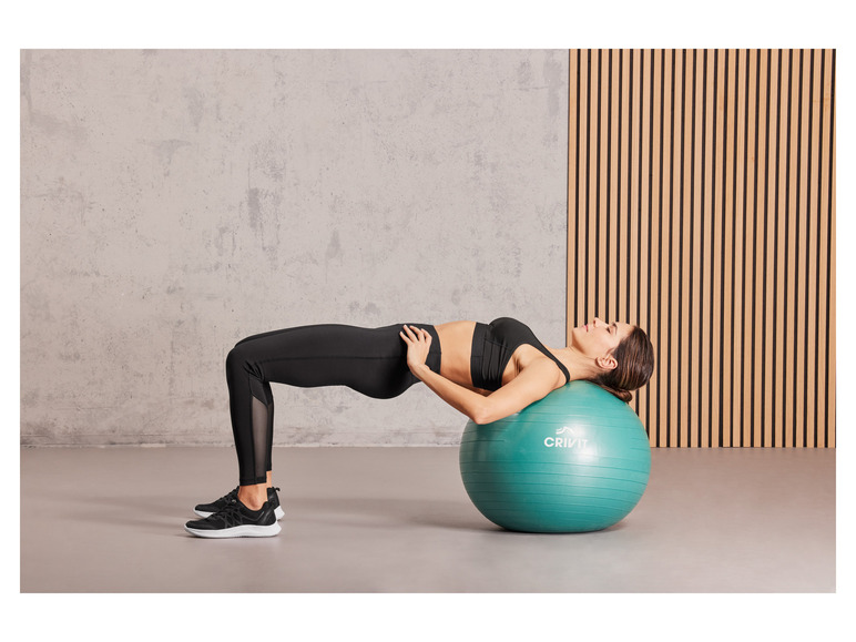 CRIVIT Soft-Gymnastikball, mit Übungs- und Trainingshinweisen