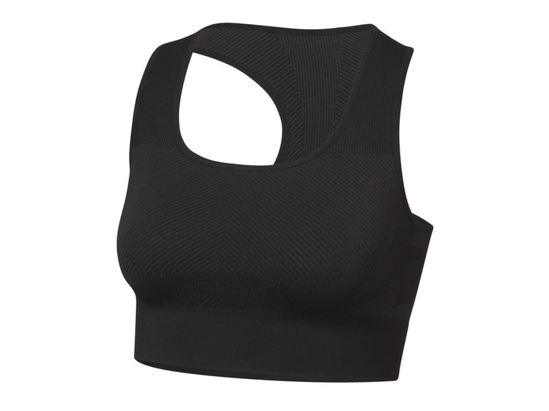 CRIVIT Damen Sport Bustier, Medium-Level, Seamless