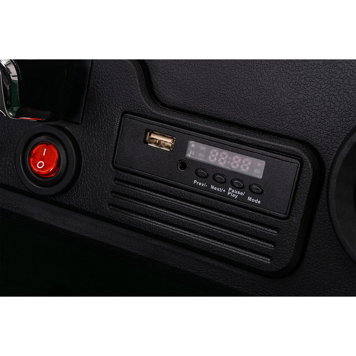 Kinder Elektroauto Jeep Willys - 4x45 Watt - Kinderauto mit Fernbedienung - Soundmodul grün