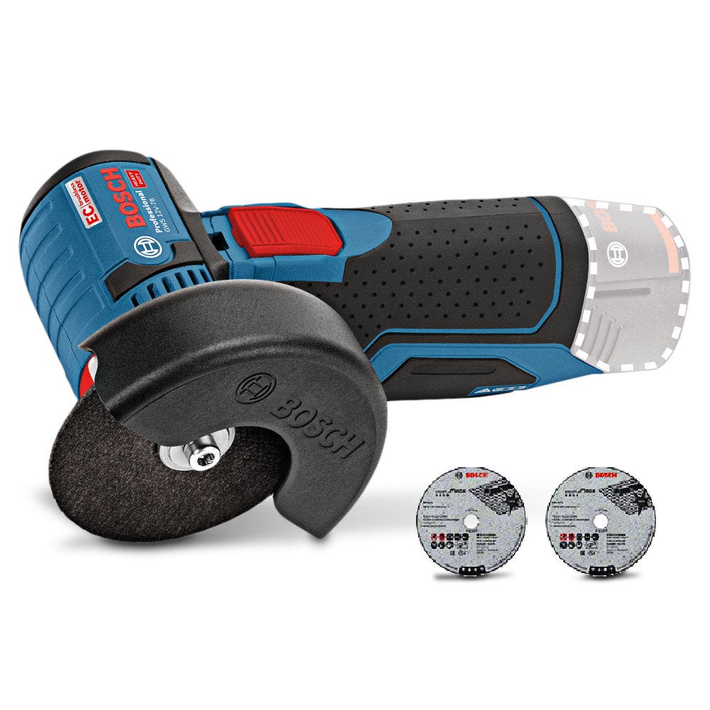 BOSCH 12V 76mm Compact Angle Grinder Skin GWS 12V-76 06019F2000