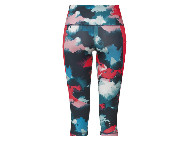 CRIVIT Damen Funktionscapri mit Handytasche