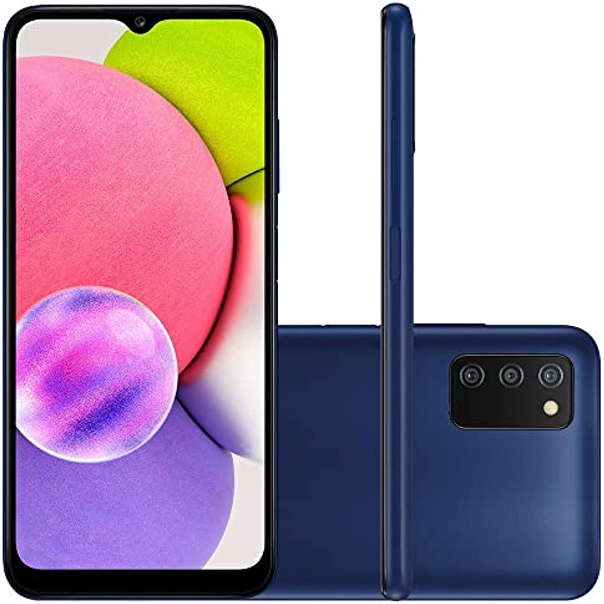 Smartphone Samsung Galaxy A03s 64GB Azul 6.513MP+2MP+2MP Dual Chip