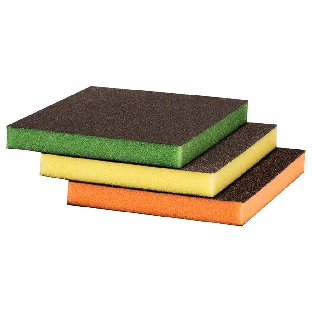 BOSCH Foam Hand Sanding Sponge Kit - S473 BEST for CONTOUR - 3 Piece