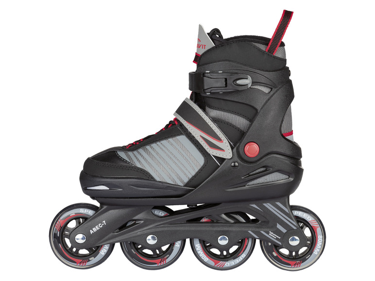 CRIVIT Inlineskates, patentierte Weiten- und Längeneinstellung