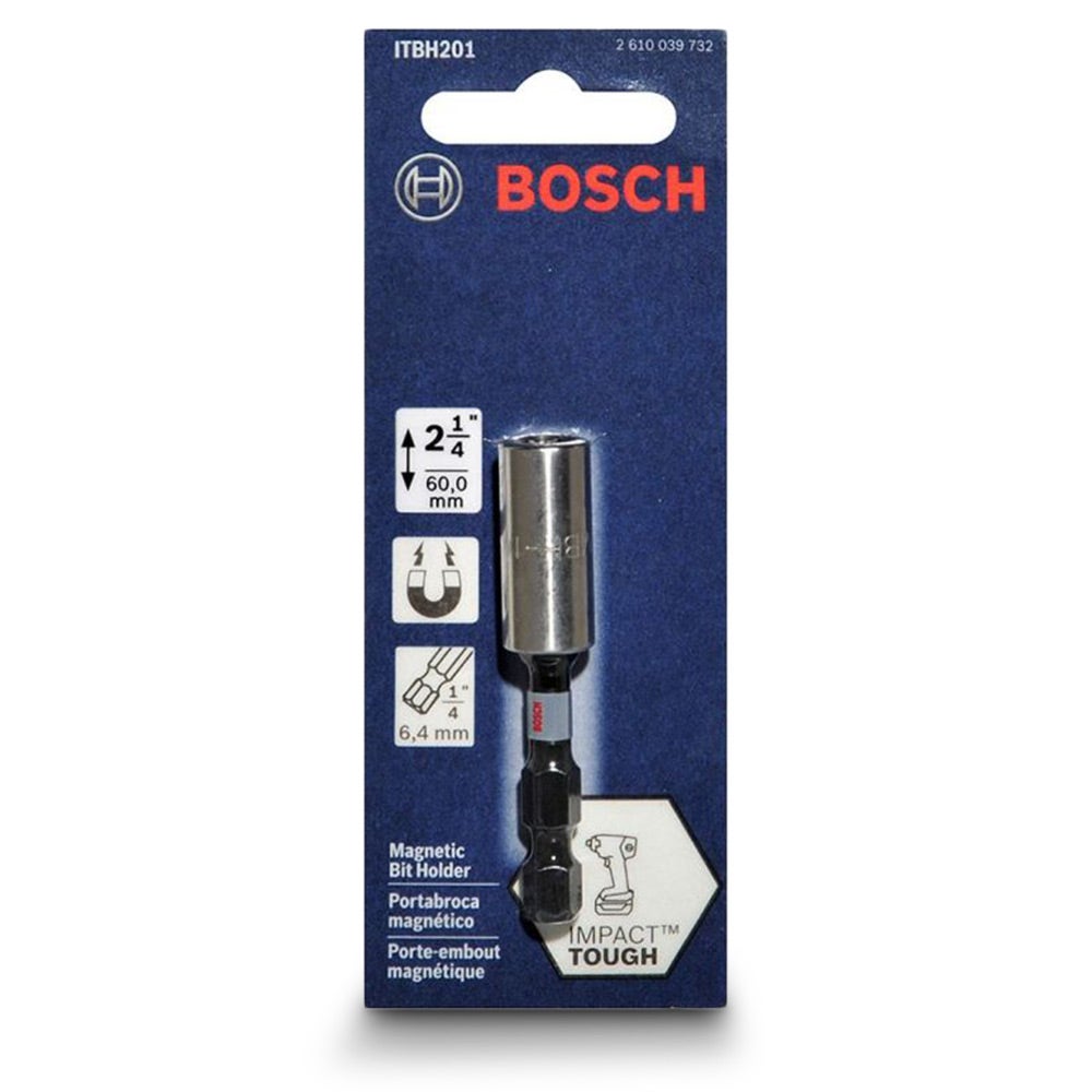 BOSCH 60mm Magnetic Insert Bit Holder - IMPACT TOUGH