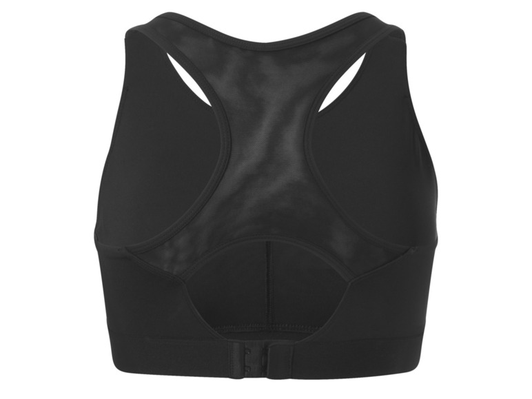 CRIVIT Damen Sportbustier, High-Level, mit Mesh-Einsätzen