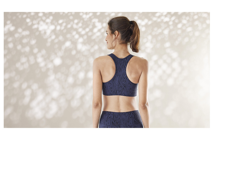 CRIVIT Damen Sport-Bustier, Medium Level, mit Ringerrücken