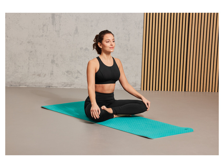 CRIVIT Yogamatte, 183 x 61 cm, beidseitig nutzbar