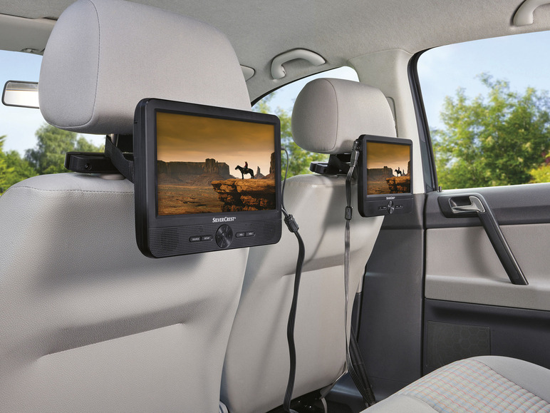 SILVERCREST® Tragbarer DVD-Player »SPDP 18 A1«, mit 2 Bildschirmen