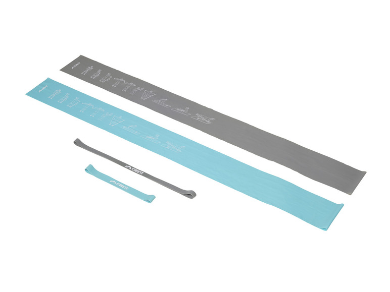 CRIVIT Fitnessbänder-Set, 4-teilig