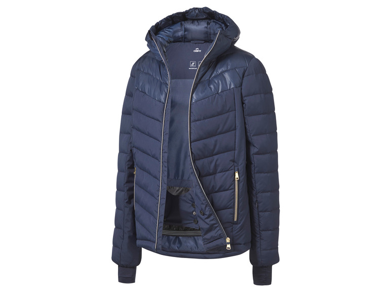 CRIVIT Damen Skijacke, wasserabweisendes Obermaterial