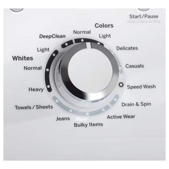GE 4.5-cu ft High Efficiency Agitator Top-Load Washer (White)