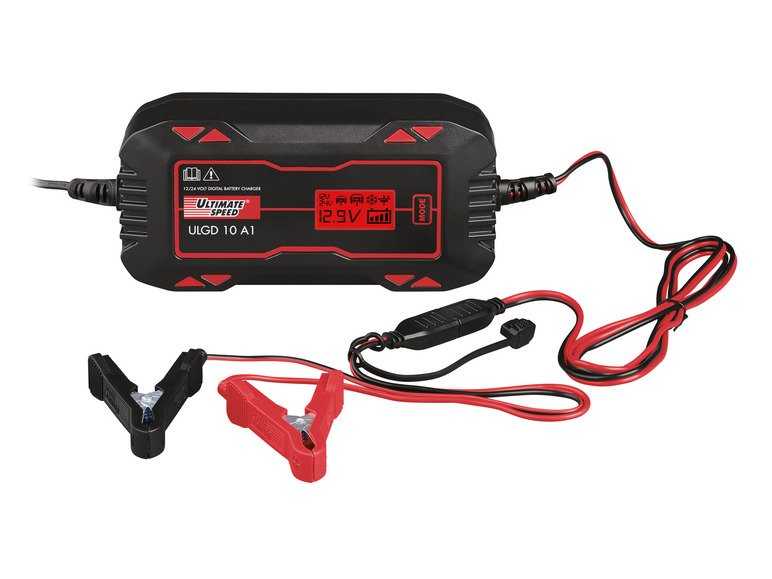 ULTIMATE SPEED® Mobile Autostarthilfe »UMAP 12000 C3« mit KFZ-Ladegerät »ULGD A1«, 12 V und 24 V