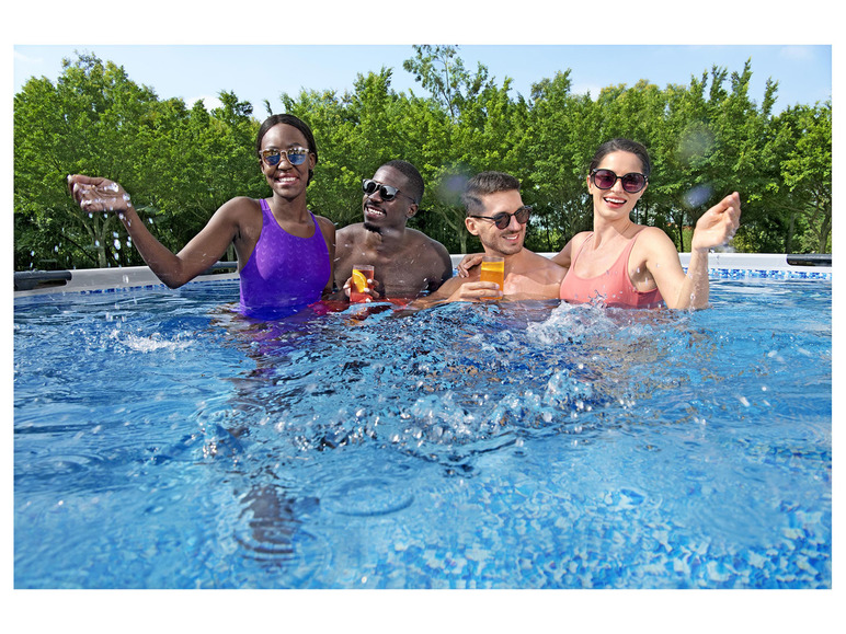 Bestway Bestway Steel ProMAX Stahlrahmenpool-Set mit Filterpumpe