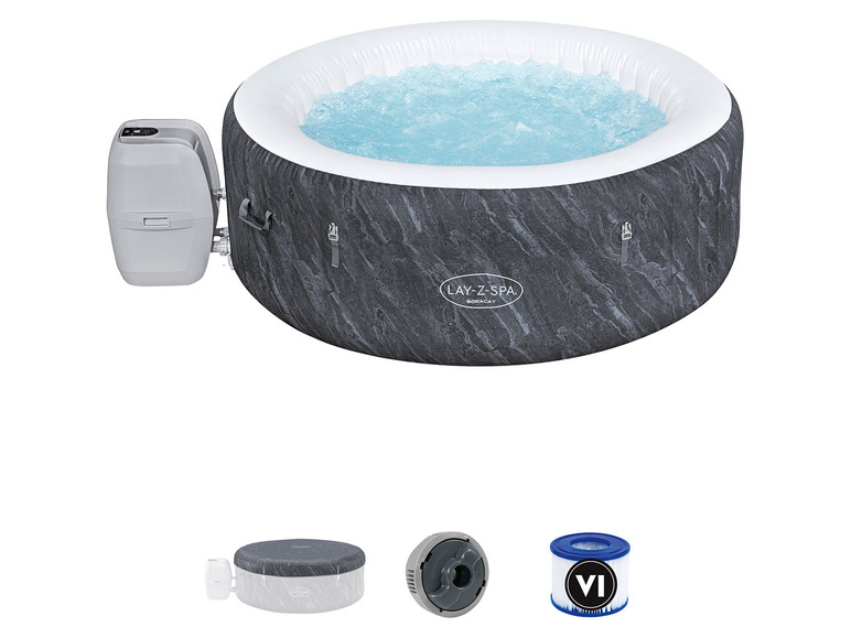 Bestway LAY-Z-SPA WLAN-Whirlpool Boracay AirJet Ø 180 x 66 cm, rund