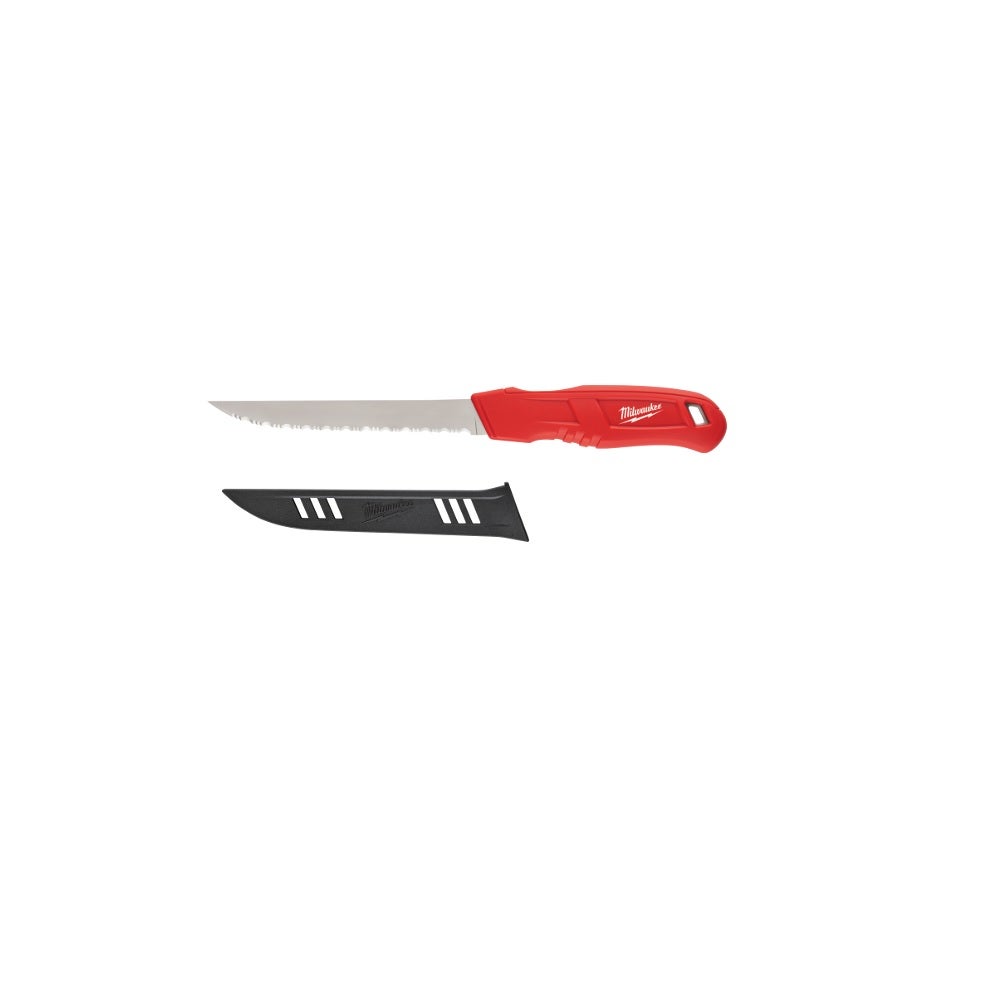 MILWAUKEE 250MM SERRATED BLADE INSULATION KNIFE WITH SHEATH 48221922