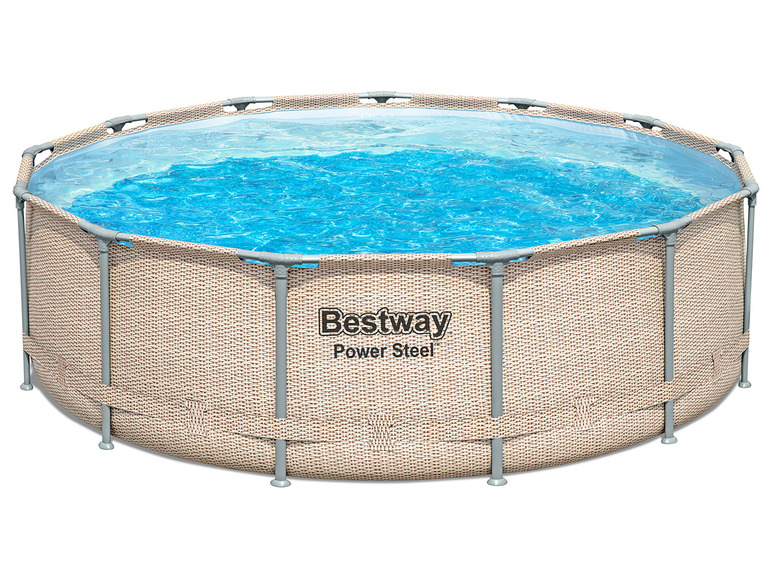 Bestway Frame Pool Komplett-Set mit Filterpumpe Ø 396 x 107 cm