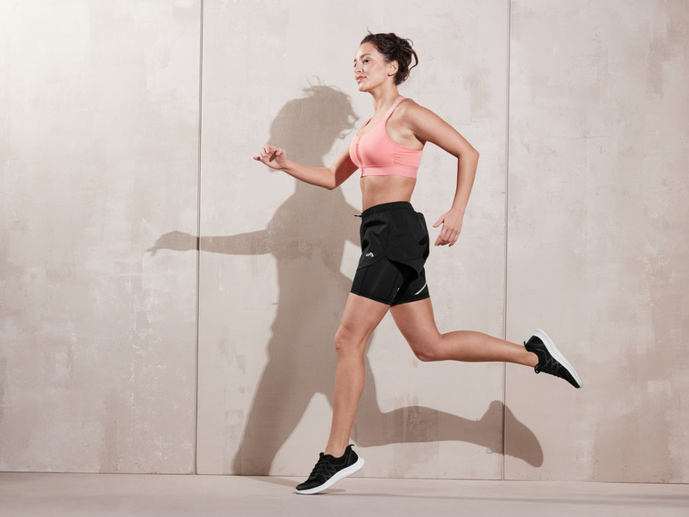 CRIVIT Damen Funktionsshorts mit Handytasche