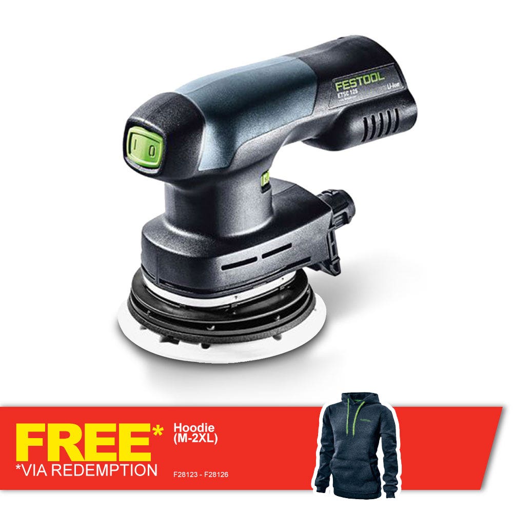 FESTOOL 18V Brushless 2 x 3.1Ah 125mm Random Orbital Sander 575718